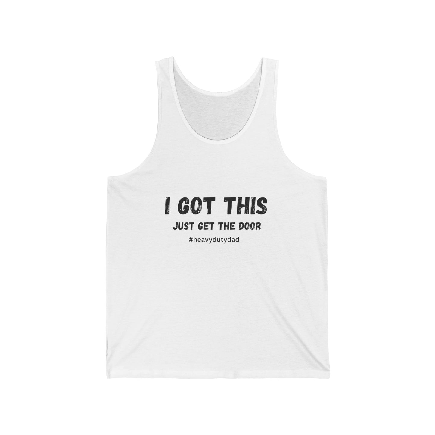 I Got this Just Get the Door Unisex Jersey Tank
